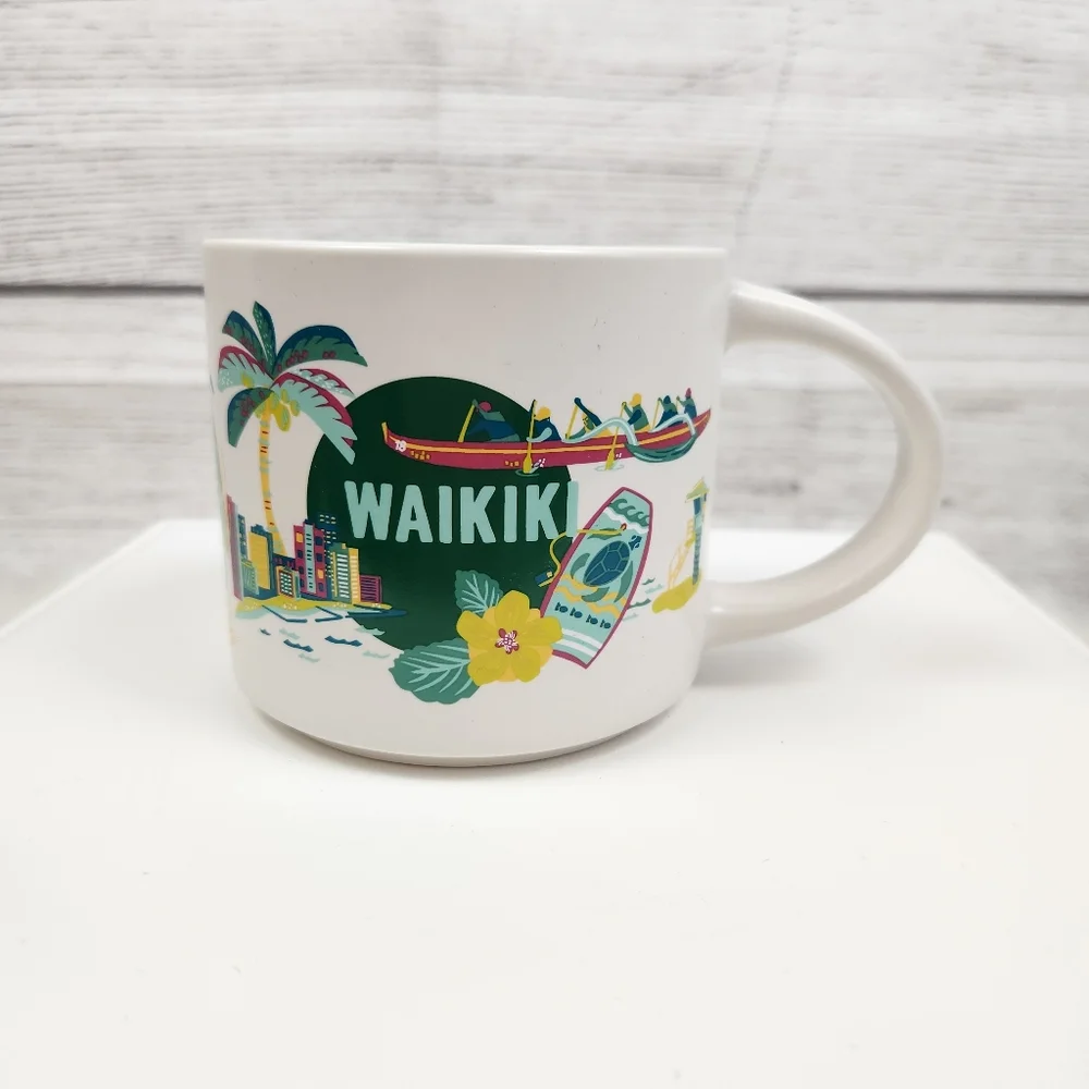 Starbucks Hawaii Waikiki Discovery Series Ceramic Mug 14oz